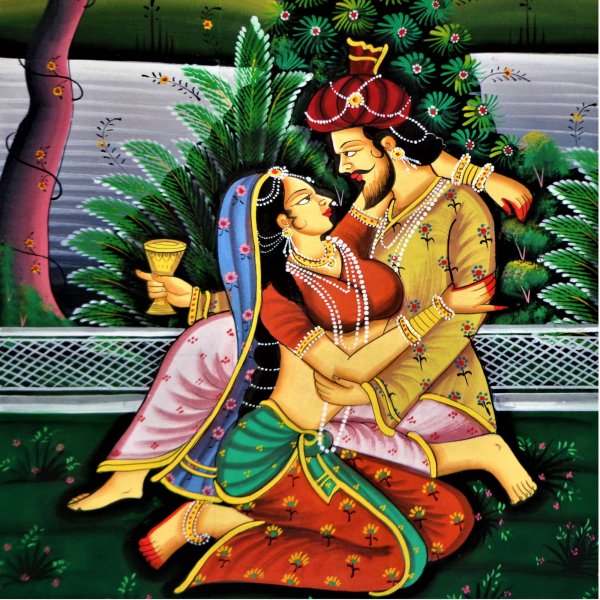 Rasikapriya – A Fable of Revelry RAJASTHANI PAINTING