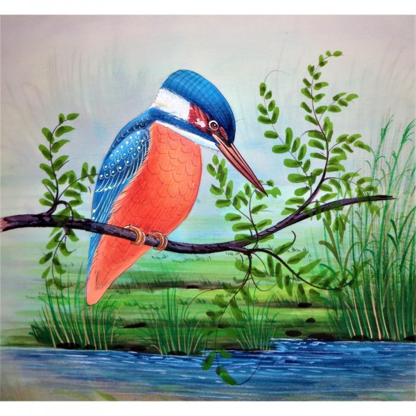 Kingfisher Bird Painting