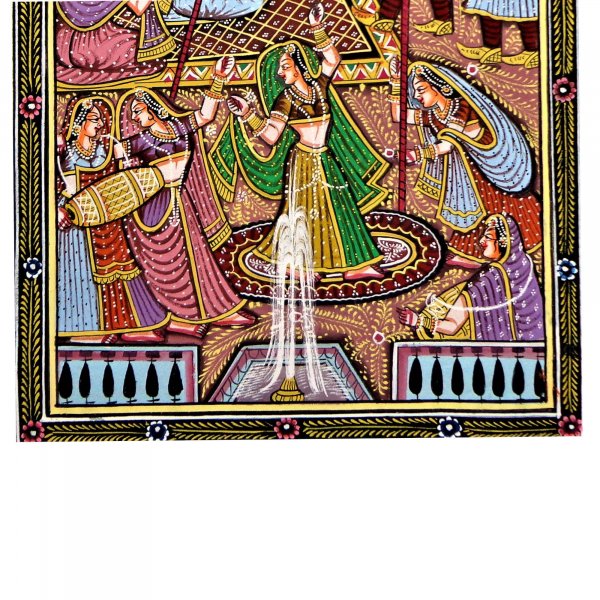 Rajputana Festivity Rajasthani Miniature Painting