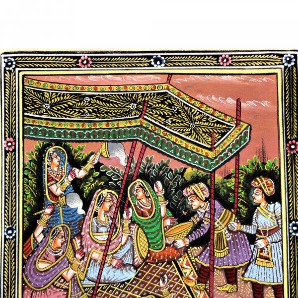 Rajputana Festivity Rajasthani Miniature Painting