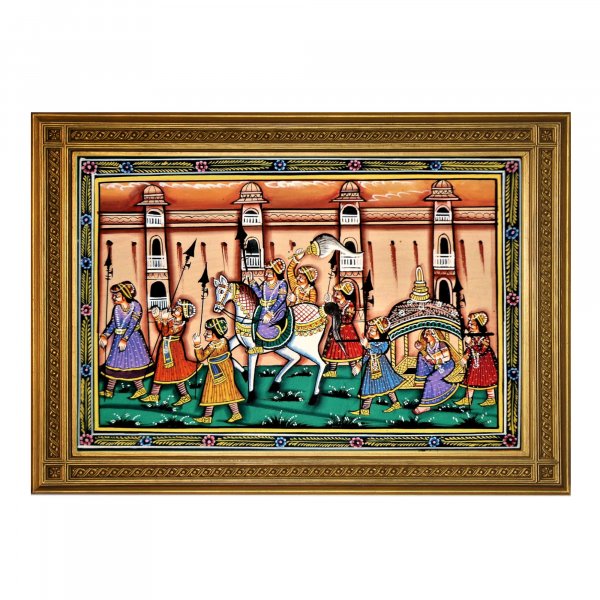 The Royal Rajputana Rajasthani Miniature Painting