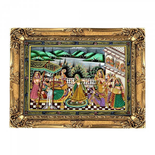 Rajputana Festivity Rajasthani Miniature Painting
