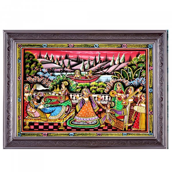 A Regal Gala Rajasthani Miniature Painting