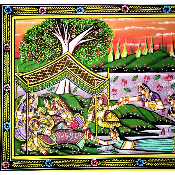 Rajputana Festivity Rajasthani Miniature Painting