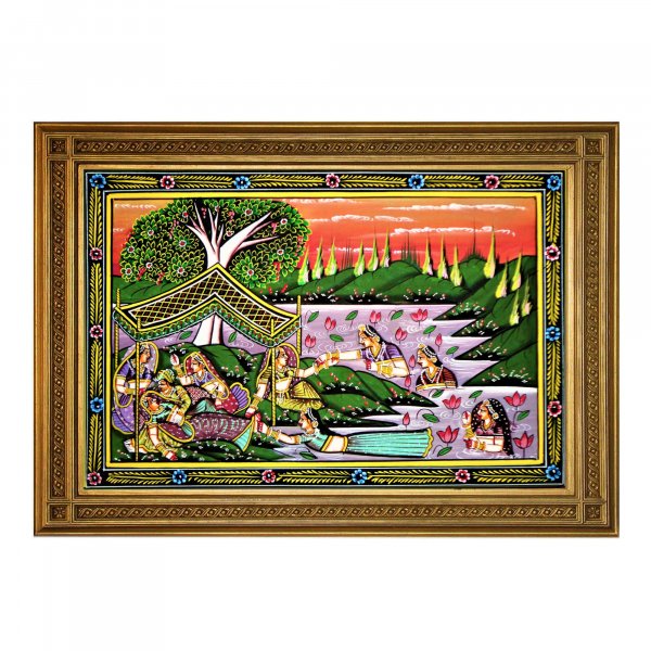 Rajputana Festivity Rajasthani Miniature Painting