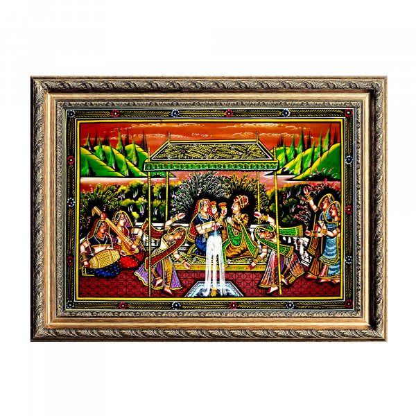 Rajputana Festivity Rajasthani Miniature Painting
