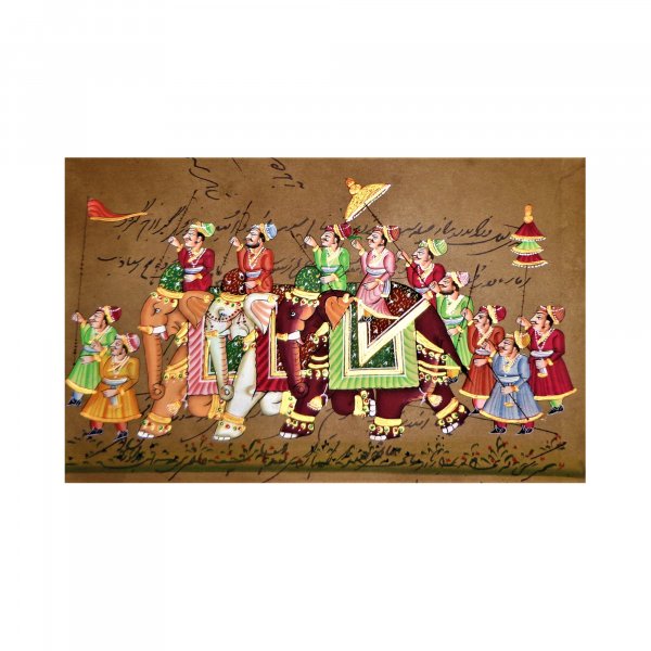 ROYAL MEDIEVAL Stamp Paper Painting