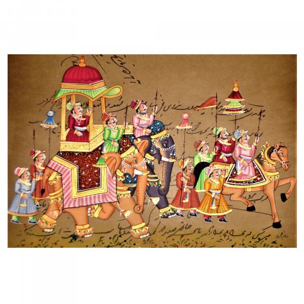 ROYAL MEDIEVAL Stamp Paper Painting