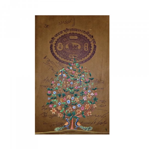 TREE OF LIFE Stamp Paper Painting