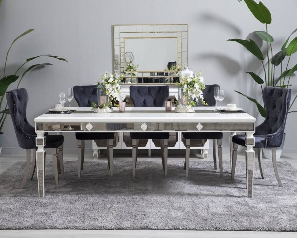 AGNES Mirrored Dining Table