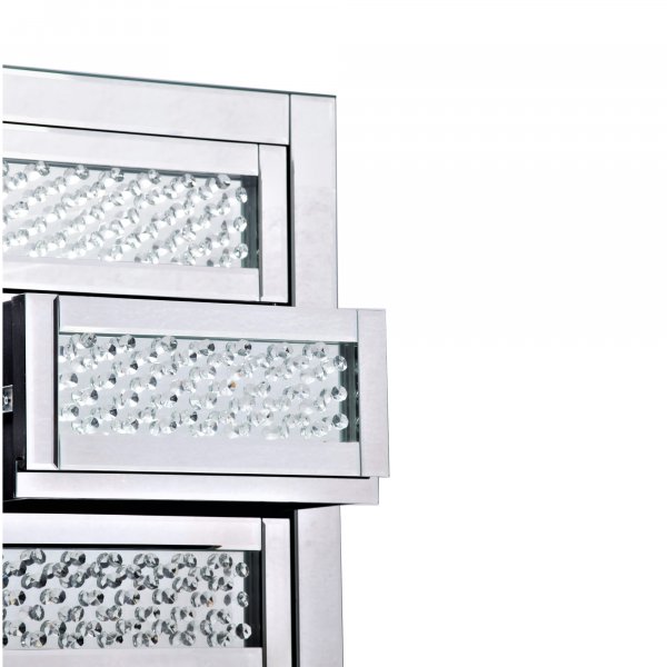 ORION Mirrored Tallboy Chest of Drwawers