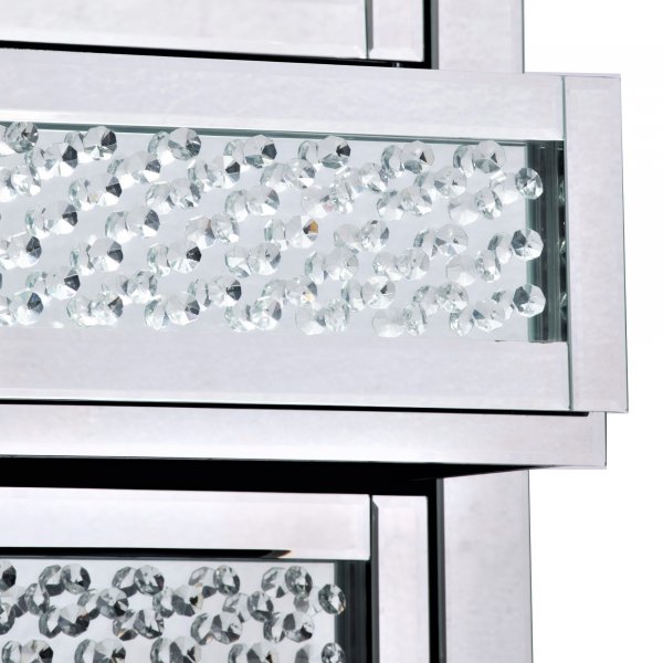 ORION Mirrored Tallboy Chest of Drwawers