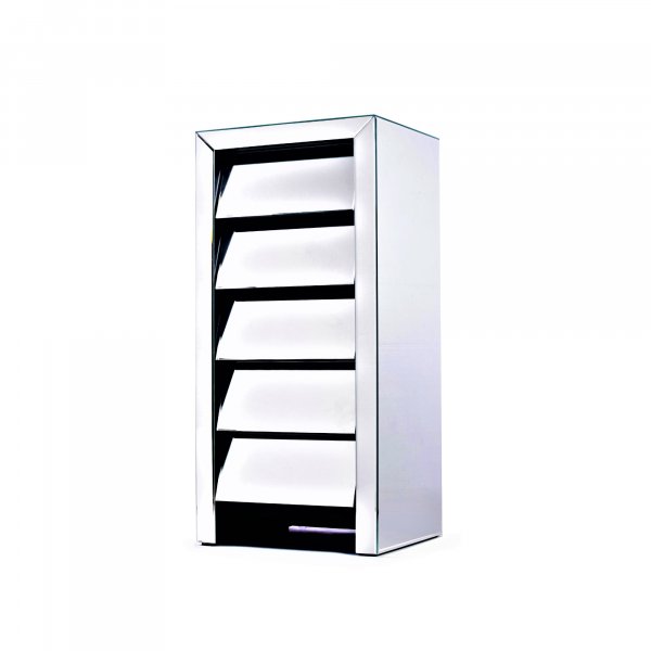 STERLING Mirrored Tallboy Chest of Drawers