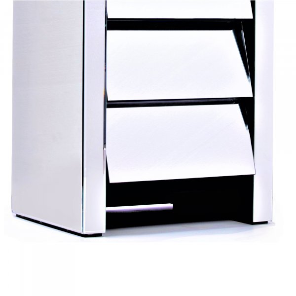 STERLING Mirrored Tallboy Chest of Drawers