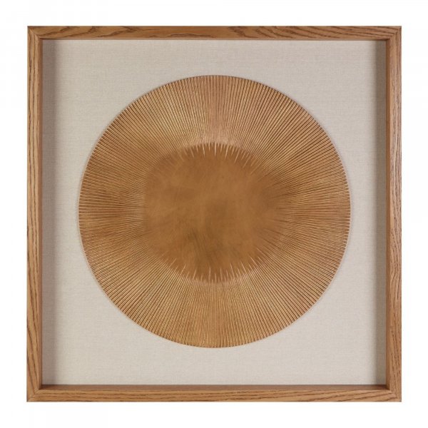 Gold Disc Wall Art - BBWLRT01