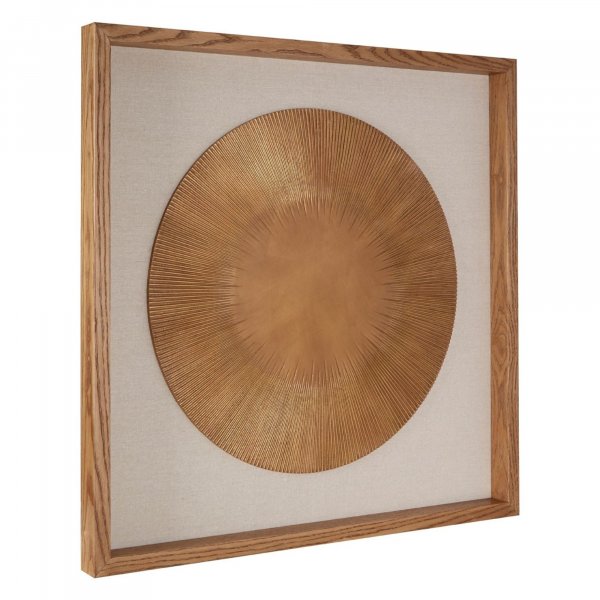 Gold Disc Wall Art - BBWLRT01