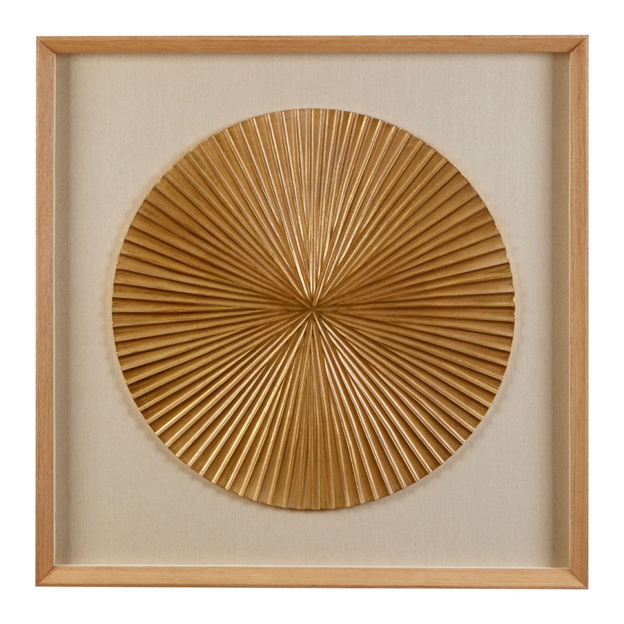 Gold Disc Wall Art BBWLRT03 AVIVANA