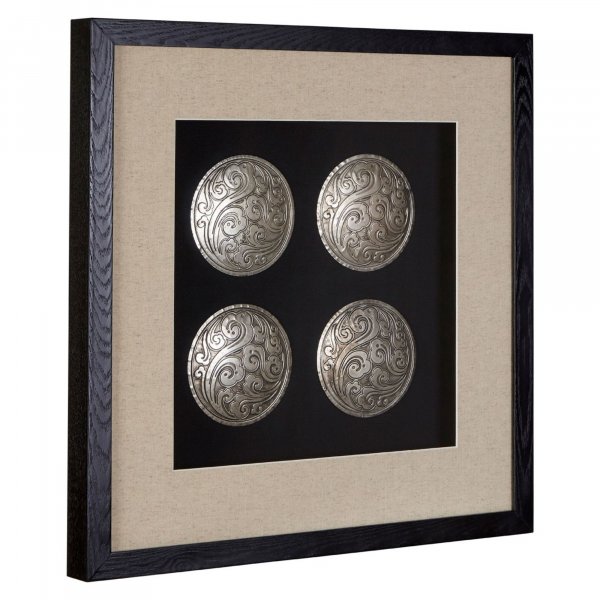 Silver Disc Set  Wall Art - BBWLRT10