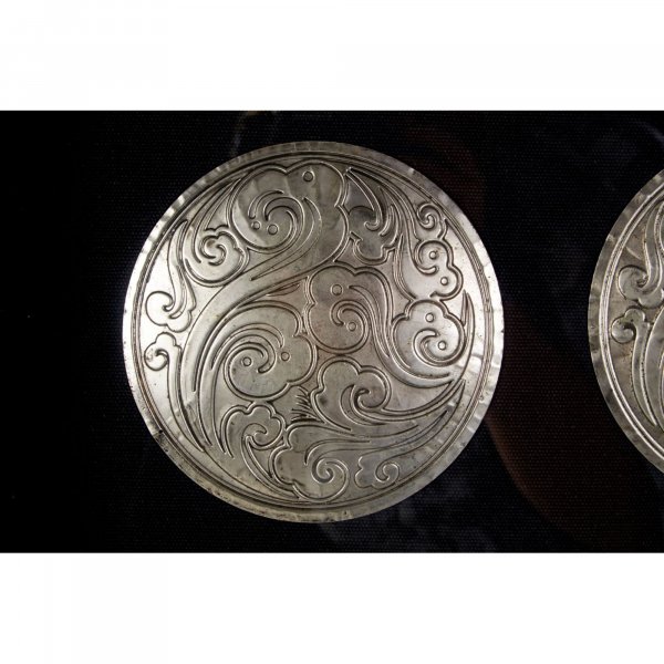 Silver Disc Set  Wall Art - BBWLRT10