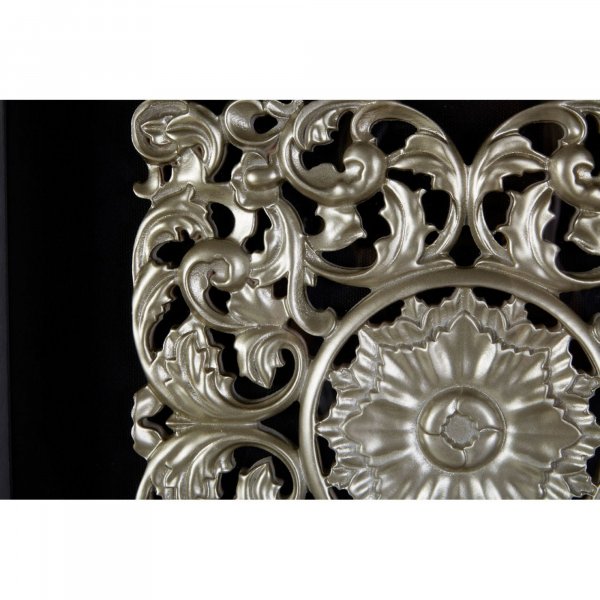 Silver Ornate Wall Art - BBWLRT12