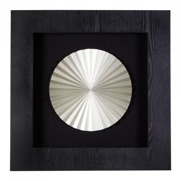 Silver Disc Wall Art - BBWLRT15