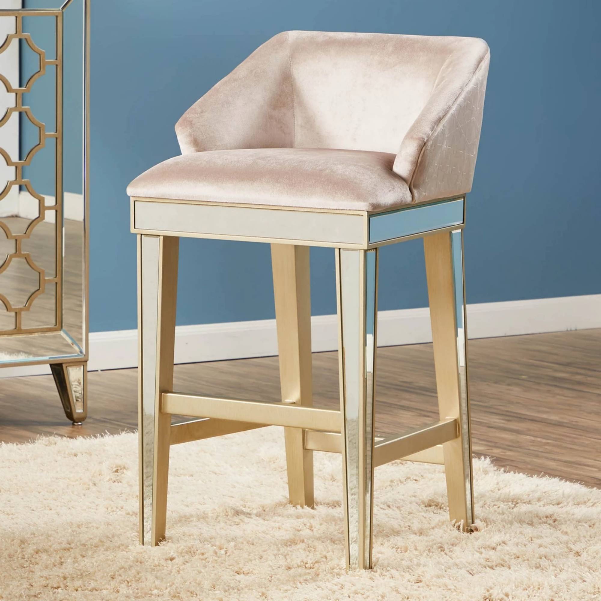 RABAT Mirrored Moroccan Gold Collection Bar Set AVIVANA